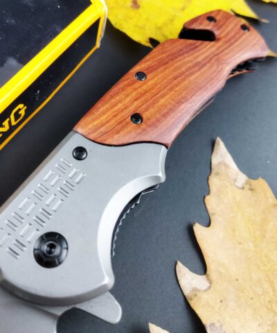 Browning DA308 Ahşap Kurtarma Kamp Çakısı