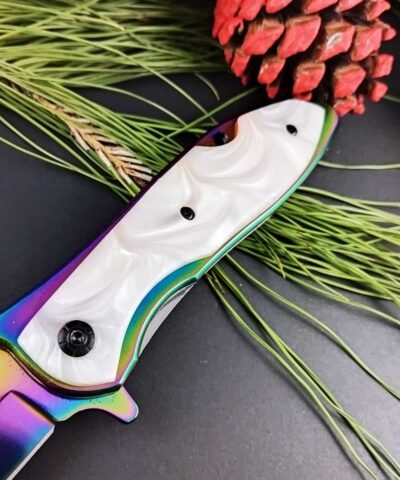 Alternative view of Benchmade Sedef Gökkuşağı Çakı