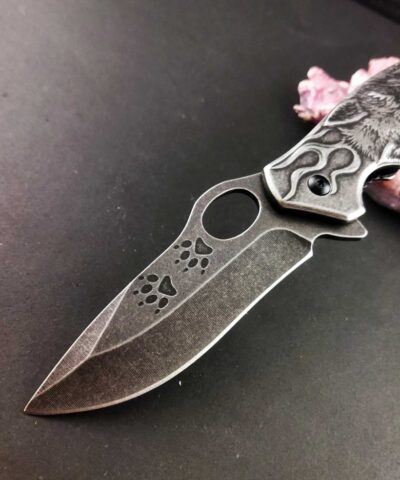 Alternative view of Kurt İşlemeli Otomatik Kamp Çakısı