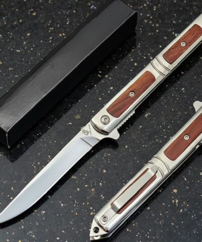 M390 Ahşap Çelik Kamp Çakısı