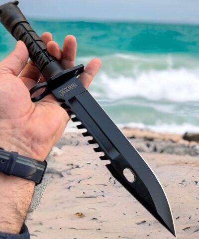 M9 Bayonet Siyah Kamp Avcı Bıçağı