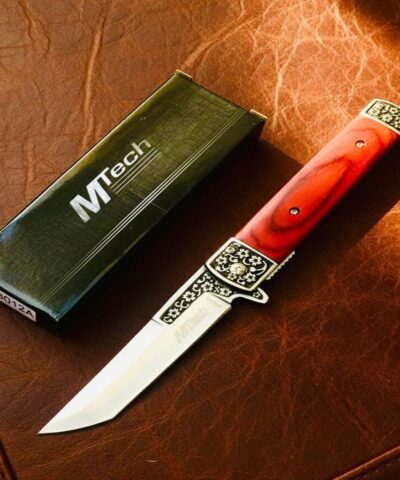 Mtech 3012-A Ahşap Kabze Tanto Kamp Çakısı