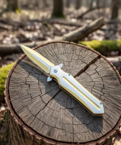 Mtech Gold Metal Otomatik Kamp Çakısı