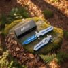 Benchmade Mini Ejderha İşlemeli Gökkuşağı Kelebek Bıçak