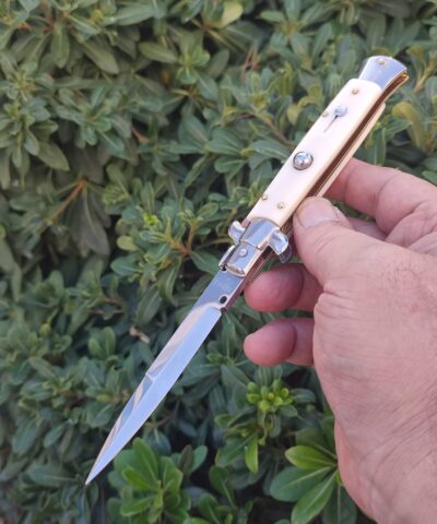 Orjinal Frank Beltrame 23 Cm Fildişi Sap İtalyan Stiletto