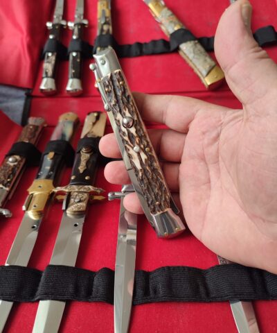 Alternative view of Orjinal Frank Beltrame 28 Cm Geyik Boynuzu Swinguard İtalyan Stiletto