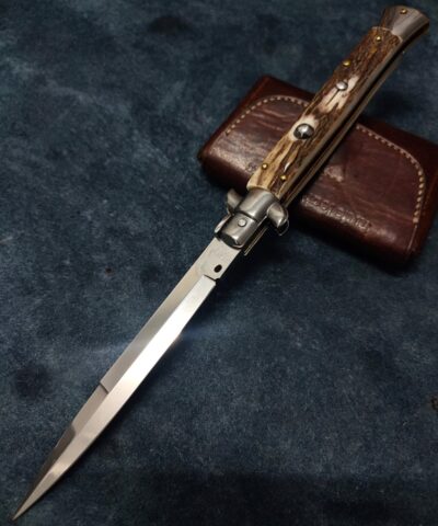 Orjinal Frank Beltrame Geyik Boynuzu 28CM İtalyan Stiletto