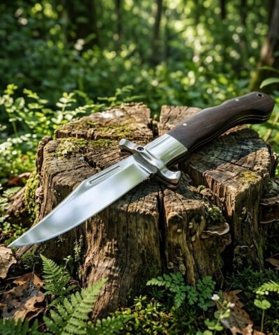 Sibirya Company FB3087 Özel Seri Bowie Namlu Avcı ve Rus Kamp Bıçağı - 440C Çelik