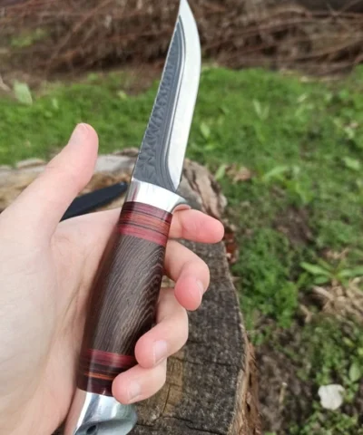 Sterling S2004 Ahşap Kabze Avcı Bıçağı