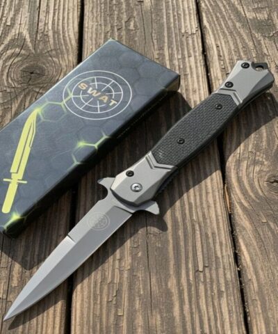 Swat Blade Sw-542-B Black Kamp Çakısı