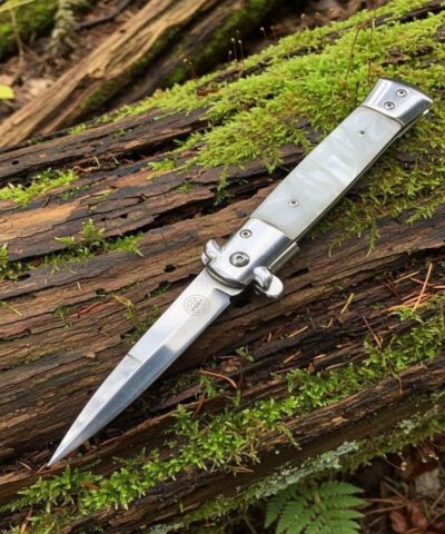 Swat Blade SW544B Sedef Kabze Survival Otomatik Kamp Çakısı