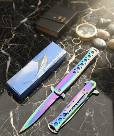 Alternative view of Tac Force Gökkuşağı Otomatik Kamp Çakısı