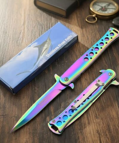 Tac Force Gökkuşağı Otomatik Kamp Çakısı