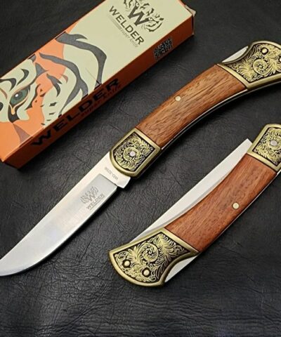 Welder İşlemeli Manuel Kamp Çakısı