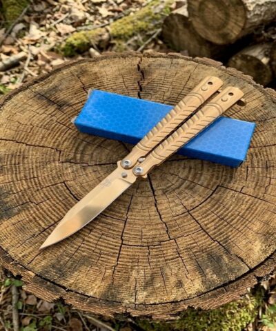 Benchmade Gold Serisi Desenli Kelebek Çakı