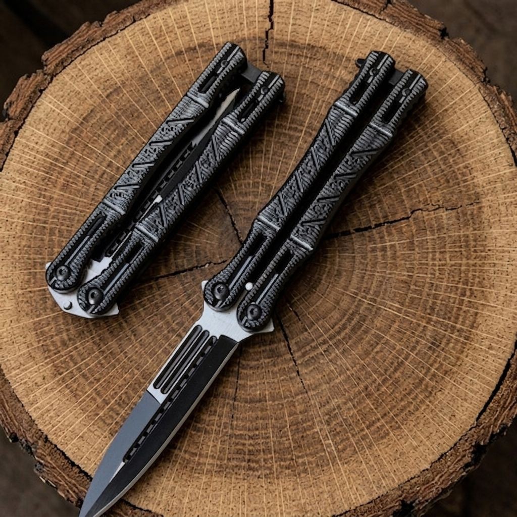Benchmade Siyah Renkli Ergonomik Kelebek Bıçak