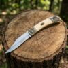 Columbia Company A-030-A Ahşap Kabze Kamp Çakısı