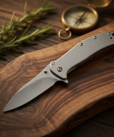 Kershaw 1730SS Zing SS EDC Çakı: RJ Martin İmzalı Tam Paslanmaz Çelik Gövde