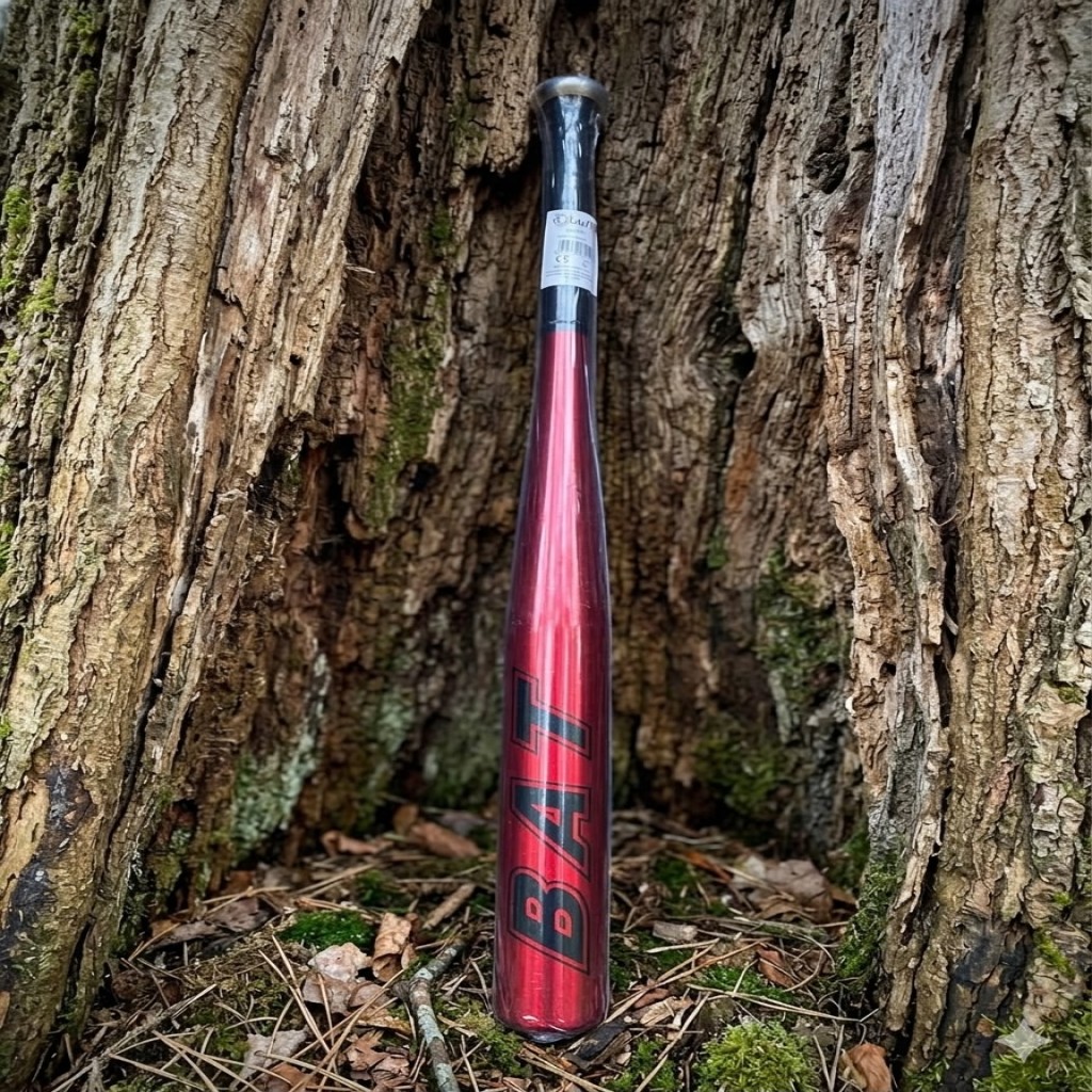 Bat Alüminyum Beyzbol Sopası Dayanıklı Metal Kırmızı Renk 63 cm
