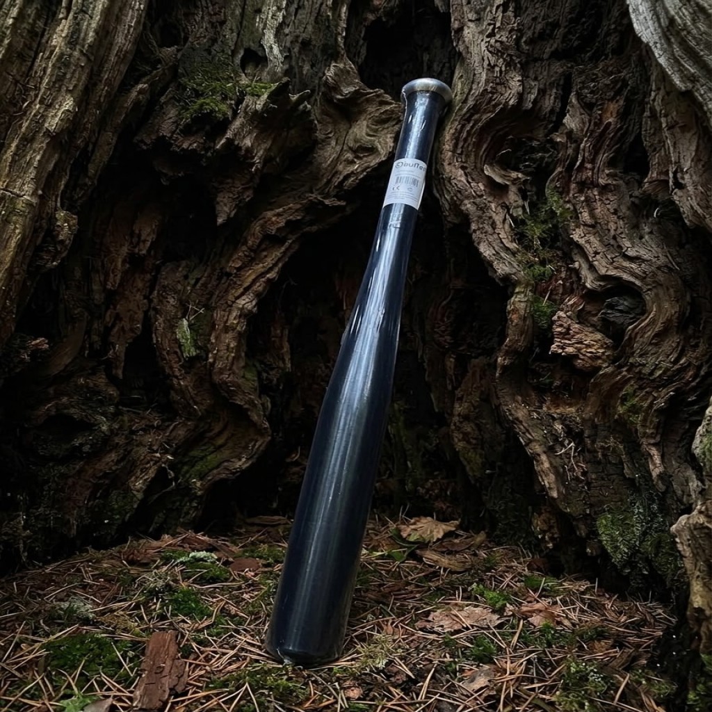Bat Alüminyum Beyzbol Sopası Dayanıklı Metal Sİyah Renk 63 cm